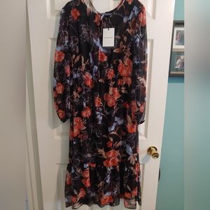 XL Flowy Floral Dress NWT